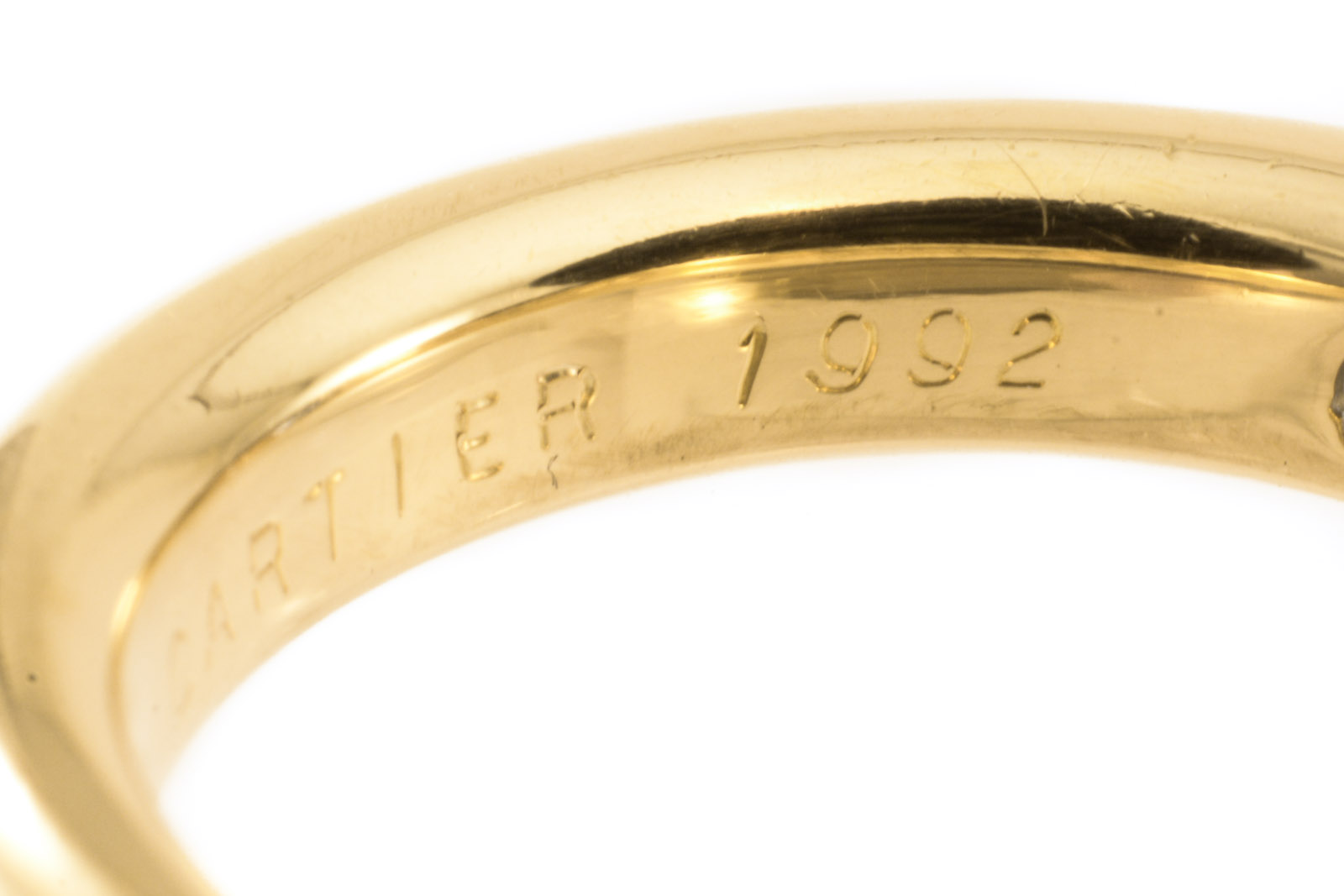 cartier oval ring