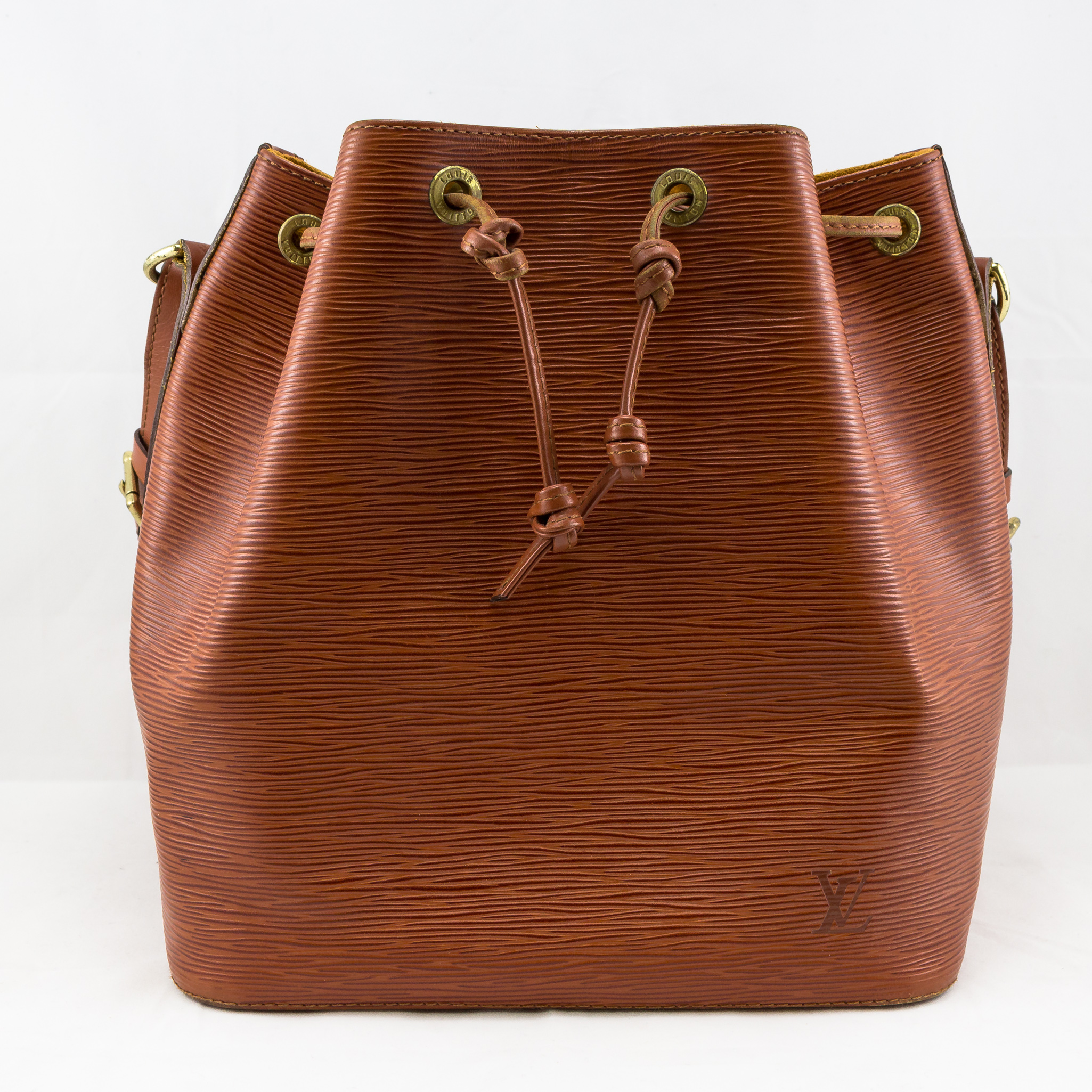 Louis Vuitton Epi Noe Tote Bag Brown Genuine Authentic | eBay