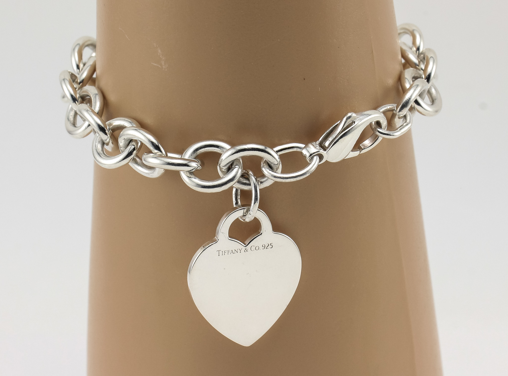tiffany heart pendant bracelet