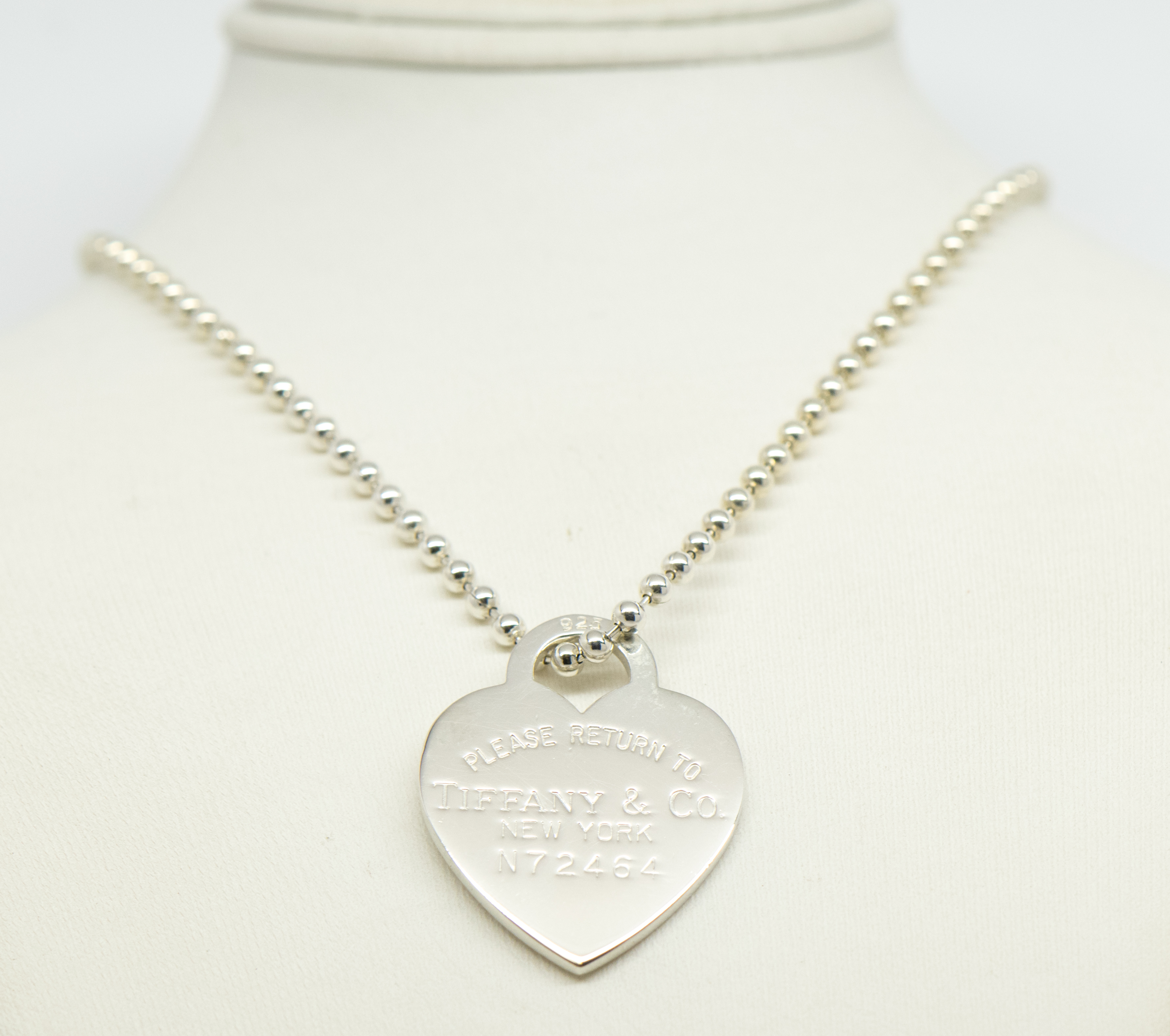 tiffany multi heart tag necklace