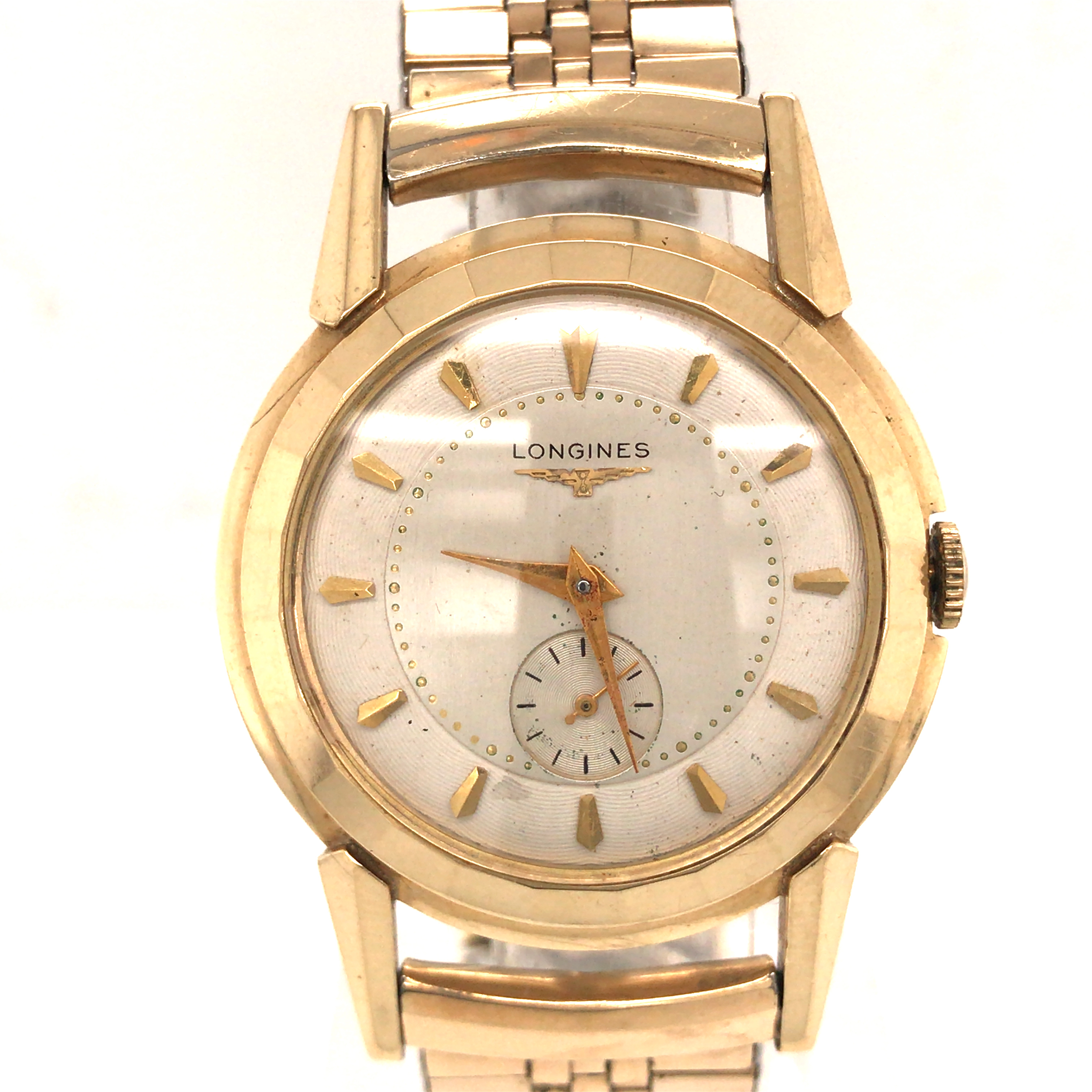 14K Longines Mens Automatic Vintage Watch Yellow Gold eBay